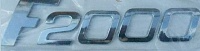 картинка Логотип "F2000" Shacman (ШАНКСИ / Шакман) DZ1640930005 от магазина Dulan.tj